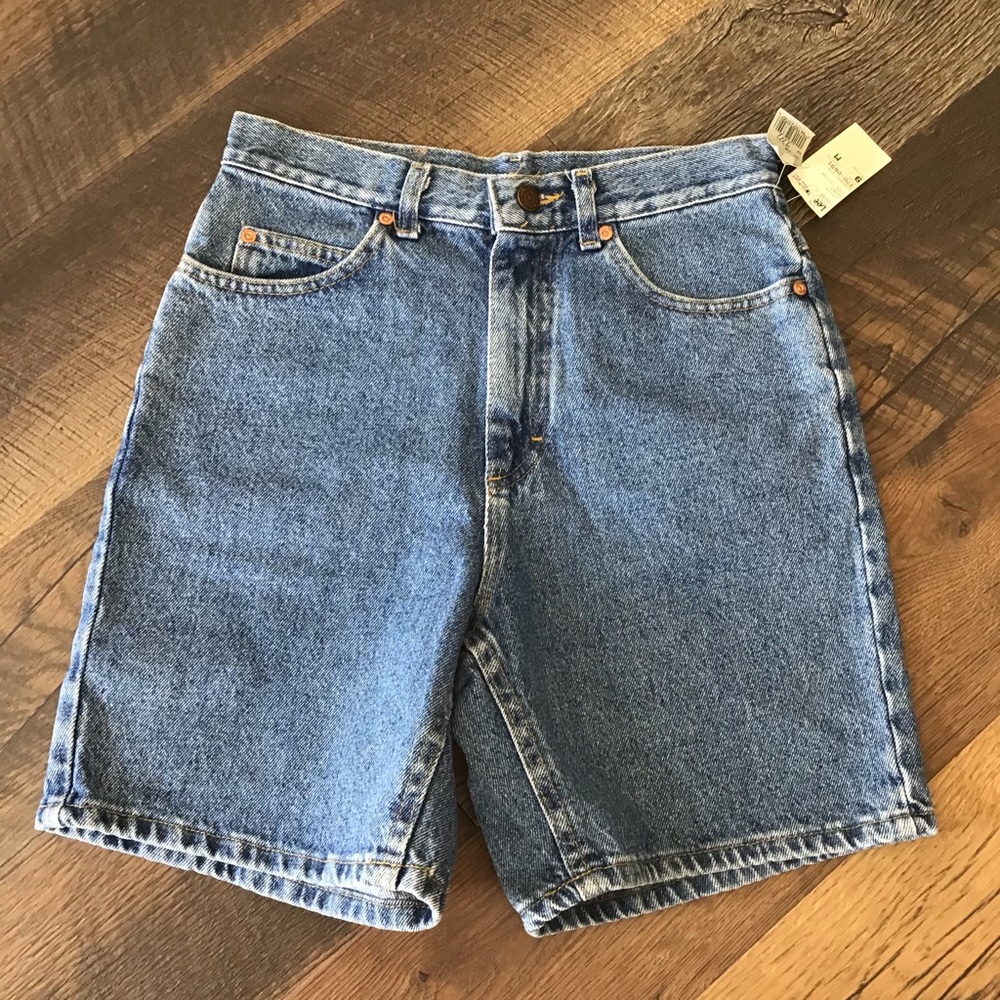 LEE Loose Fit High Waisted Denim Jean Shorts juniors Size 9